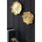 Gold Rose Wall Art - Of 2, Rich Golden Hue, Intricate Petal Design, Versatile For Living Room, Bedroom, Hallway Decoration 2Pcs Decorative Items, Color, Details, Home Decor, Hallway, Bedroom