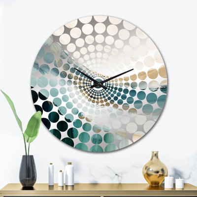 Loxley - Horloge murale peinture abstraite
