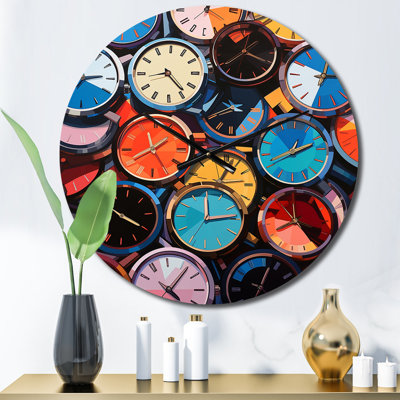 Luxury Watches Chronological Rhythms Metal Wall Clock