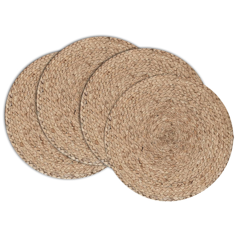 Nappe tressée à la main 13 po Jute