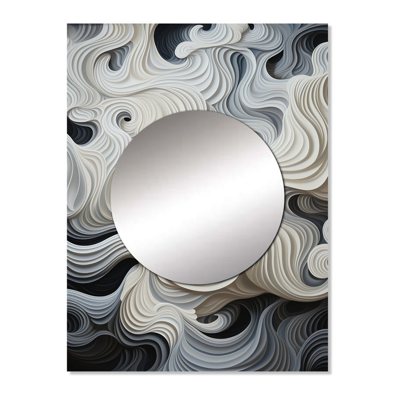 Miroir mural Mikiel, 32 po x 24 po
