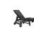 Lounge Chair With Side Table, 3-Piece Oversized Chaise Lounge Chair Set With Wood Texture,All Weather Patio Lounge Chair With 5 Positions,Wheels&Cup Holder(Include 2Lounge Chairs And 1Table)-856159842