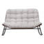 Double chaise berçante Papasan