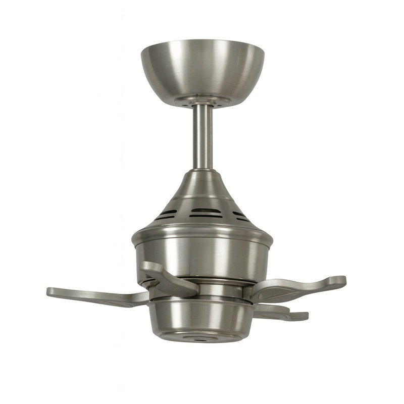 Islander Indoor/Outdoor Ceiling Fan DC Motor - Brushed Nickel, Brushed Nickel