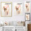 Circular Boho Chic Geometrics In Retro Pink - impression sur toile géométrique moderne-1018845542-1018845540