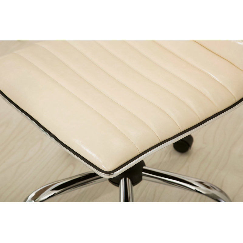 Chaise de bureau Chromel, Beige