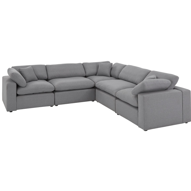 Canapé modulaire de coin symétrique 120 po Bania