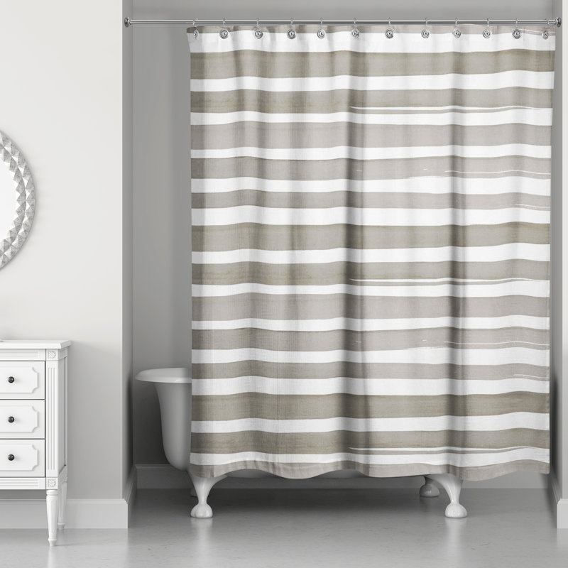 Rideau de douche Araldo, Brun