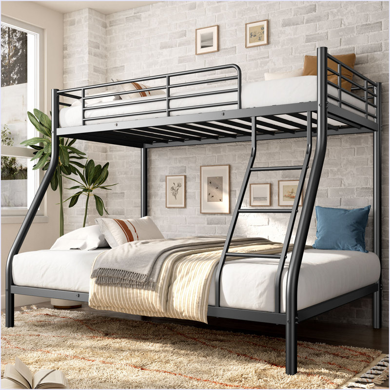 Metal Bunk Bed, Twin Over Full