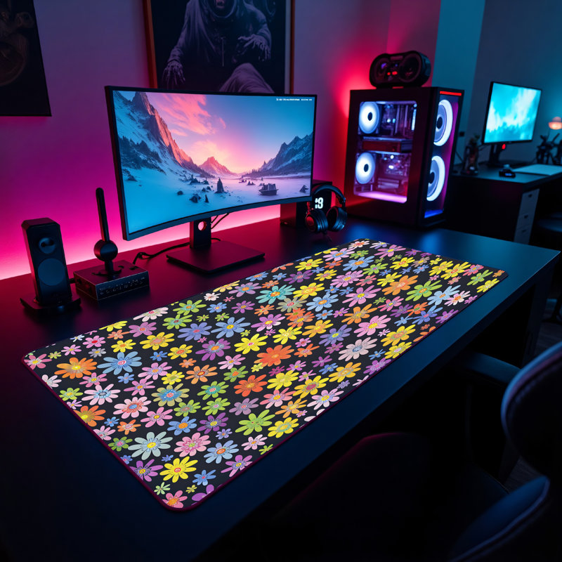 Polyester Desk Pad, 31.5x15.5