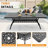  Tameia 8 - Person Patio Dining Set with , Off-White Cushions Included-1257449051-1257449049