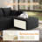 Boneless 94" Corduroy Upholstered Boneless Couch with Chaise, L Shape Modular Sectional Sofa with Deep Seat, Modern Cloud Sectional Couches for Living Room/Office, No Assembly Required-1532887056-1532887058-1540247737