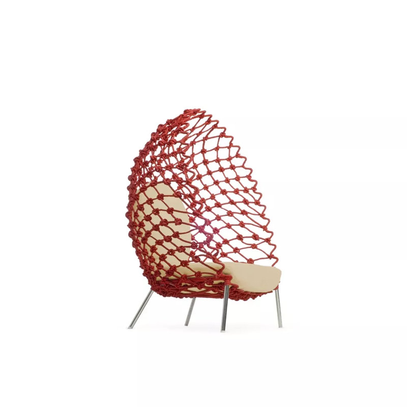 Dragnet Chair, Bright Red