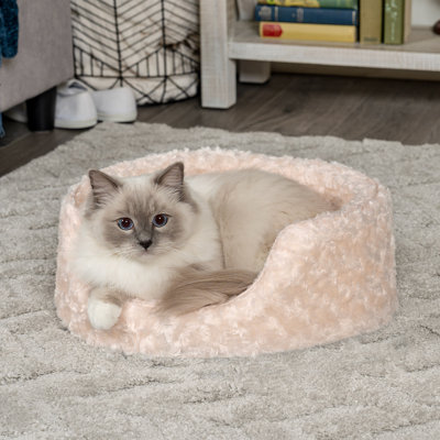 Ultra Plush Oval Donut Dog Bed