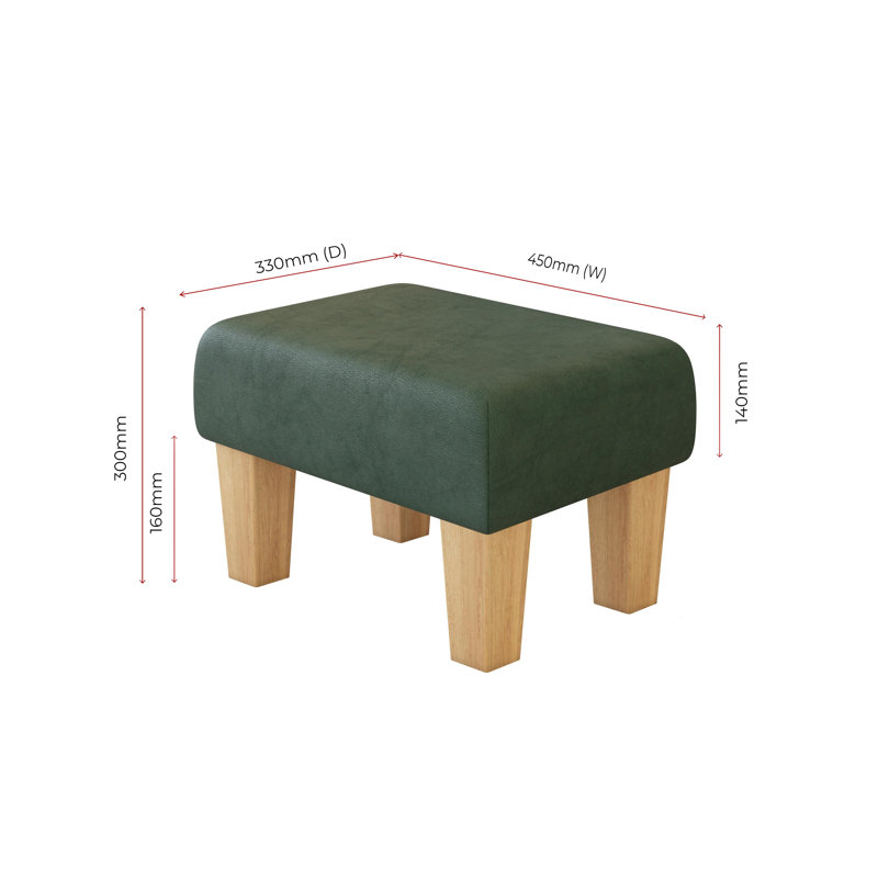 Collado Wood Contemporary Leg, Style Leather, Natural, Nut Brown Brown