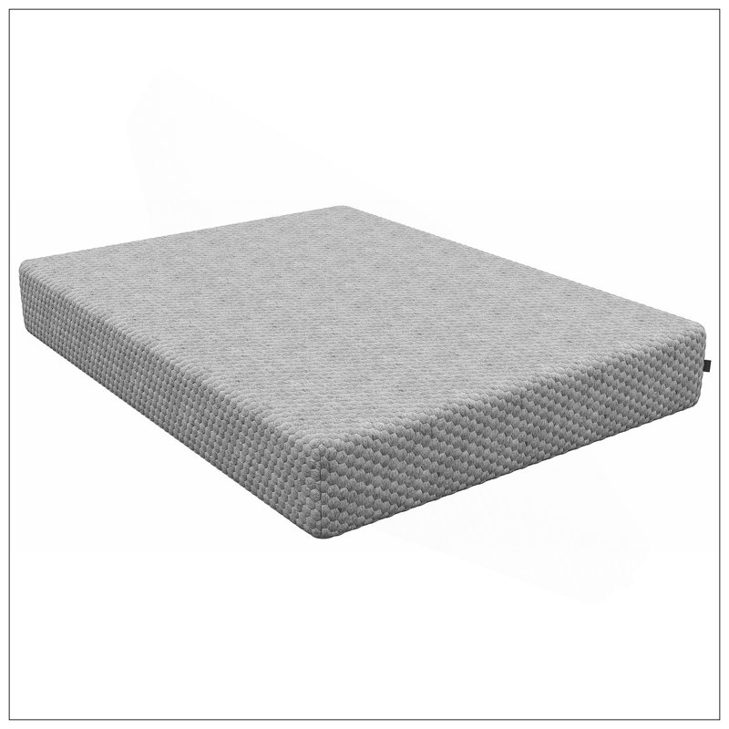 Diamond Greyson All-Foam Cool Gel Waterfall Conforming Memory Foam-Top Medium Feel, Greenguard Gold Certified, Twin, 10"