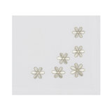 Daisys Embroidered Linen Napkins