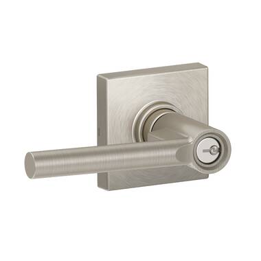 Schlage J Series Solstice Lever Keyed Entry Lock with Collins Trim