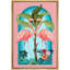 Adolescents lumineux, fleurs tropicales, flamant rose-100707676-100707677