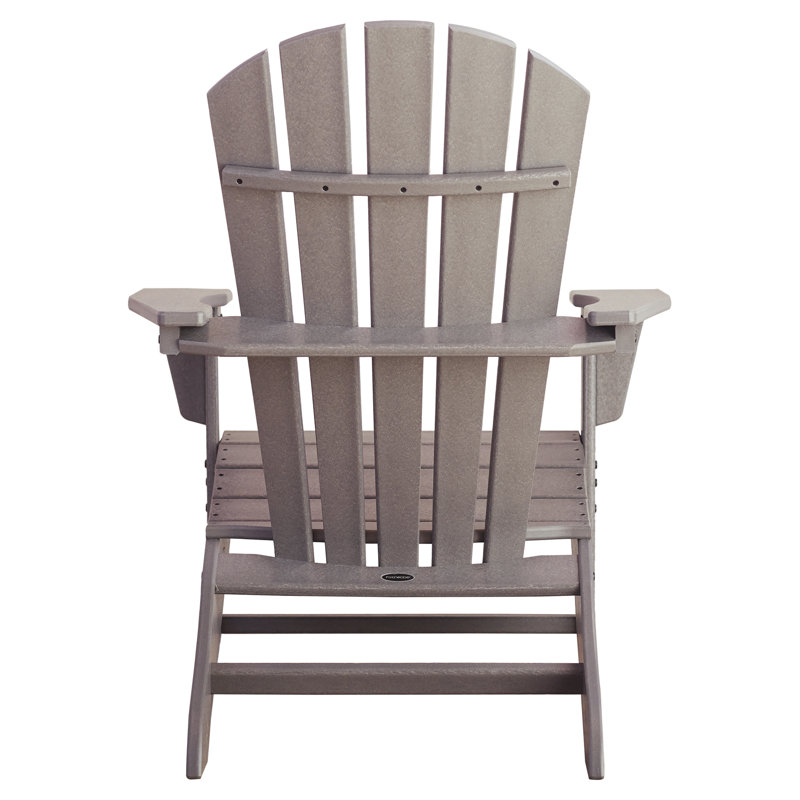 POLYWOOD Palm Coast Adirondack, Slate Gray