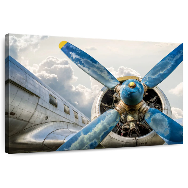 Mehar Propeller Airplane, 16" H x 24" W