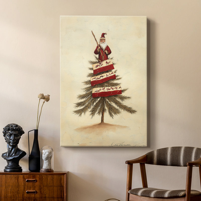 Christmas Holiday Art CDLXIV -Custom Wrapped Gallery Cavas, 60" H x 40" W