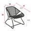Sixties Outdoor Dining Armchair-72915089