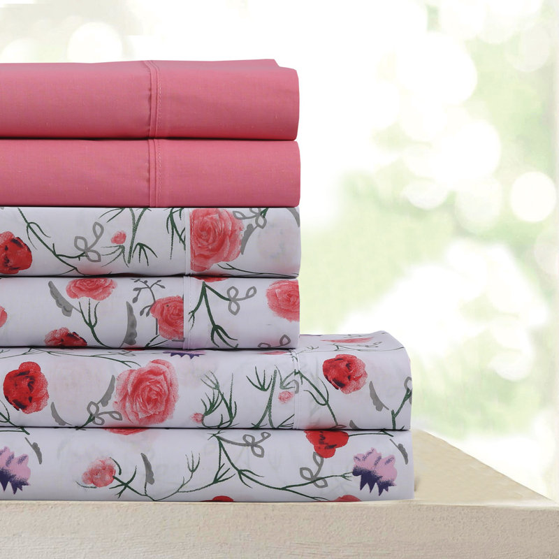 Ensemble de draps en coton de qualité égyptienne 600 fils 600 fils, Simple