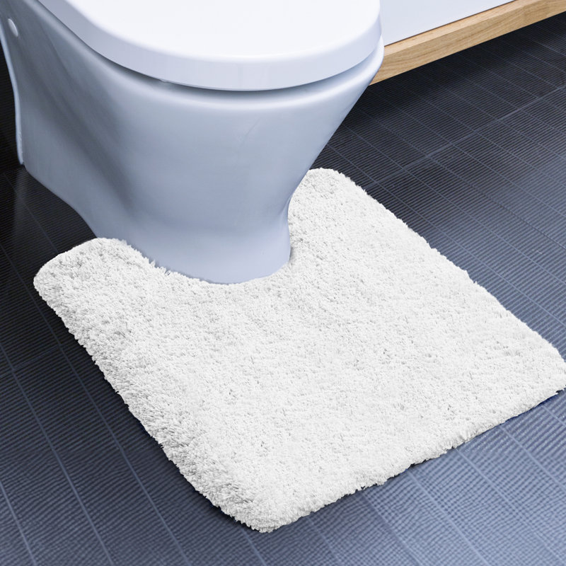 Mirrabooka Bath Rug, White, 20" W x 24" L