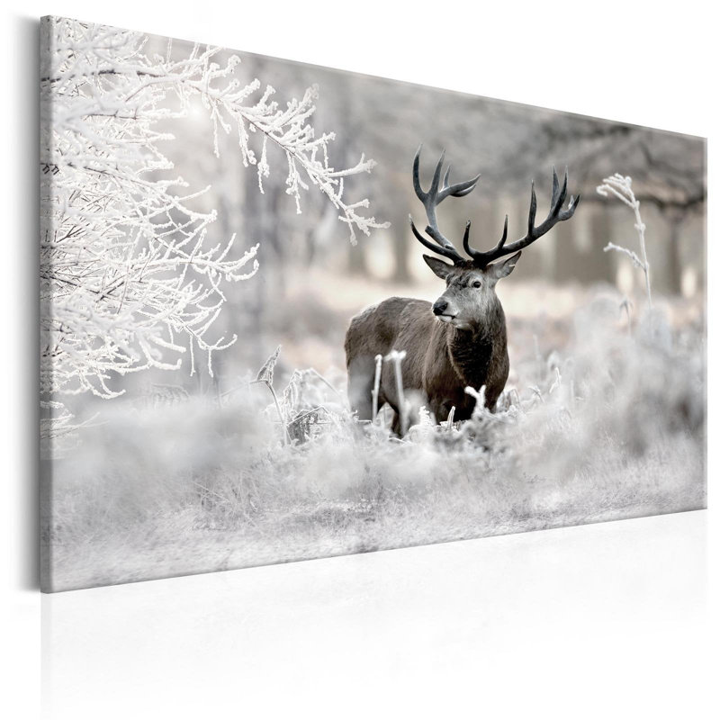 " Lonely Deer ", 32" H x 47" W x 0.7" D