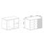 Blanche 101.6 Cm Wide 4 Drawer Sideboard