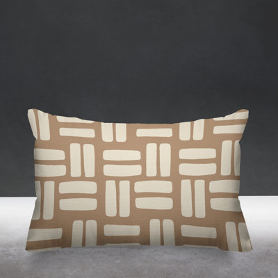 Abstract Outdoor Reversible Throw Pillow