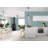 Marquette Glass Semi Flush Mount