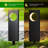 Solar Outdoor Lights 6 Pack, Bright Pathway Outdoor, Achieve Ip65 Waterproof, Moon Shape Landscape, Auto On/off For Outside Yard Garden Path, Warm White