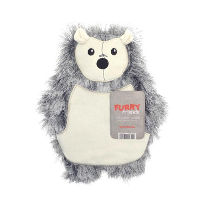 Furry Friends Hedgehog Grey Hot Water Bottle
