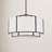 6 - Light Dimmable Drum Chandelier
