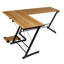 L-Shaped Metal Base Writing Desk-1510169494
