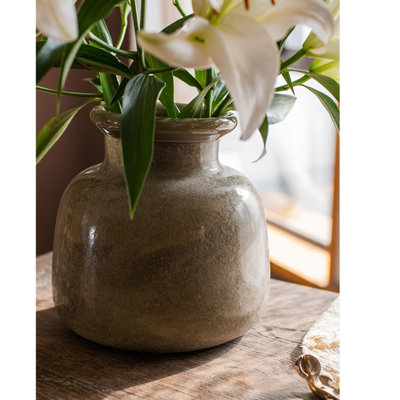 Vase de table en verre intérieur / extérieur 9,1 po Jaros³aw