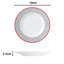 Waterside 24pc Graphite Grey Porcelain Dinner Set