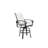 Palazzo Sling Aluminum Outdoor 22'' Stool