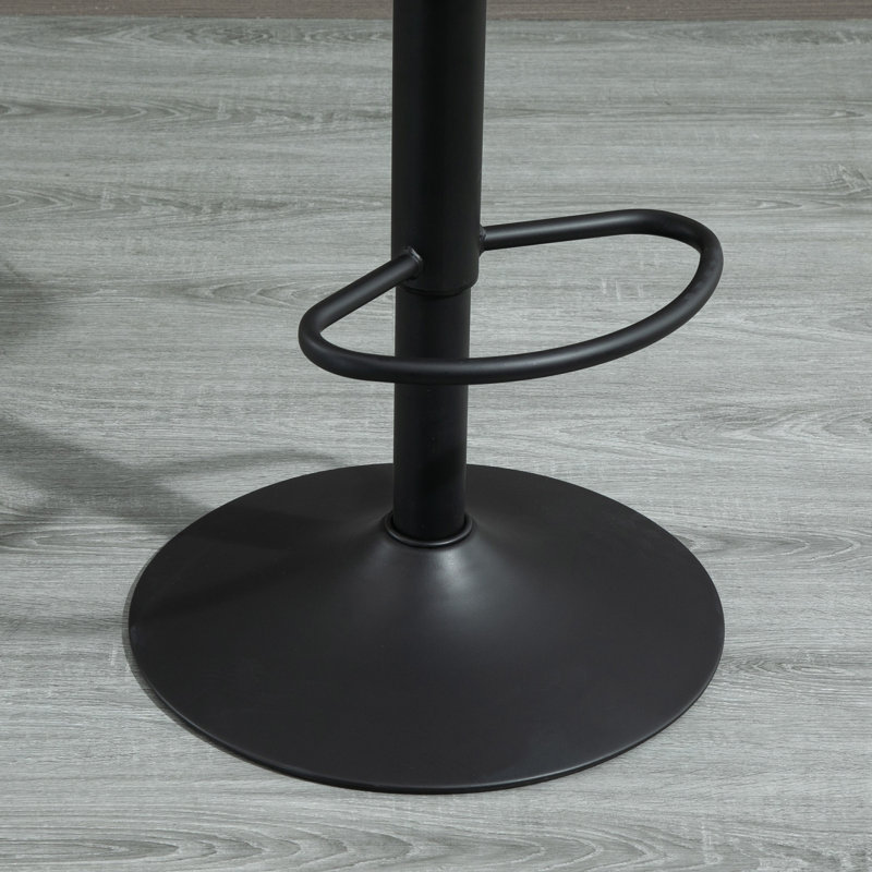 Tabouret de bar pivotant à hauteur réglable