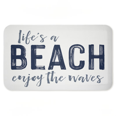 Tapis de sol imprimé Life's A Beach Enjoy