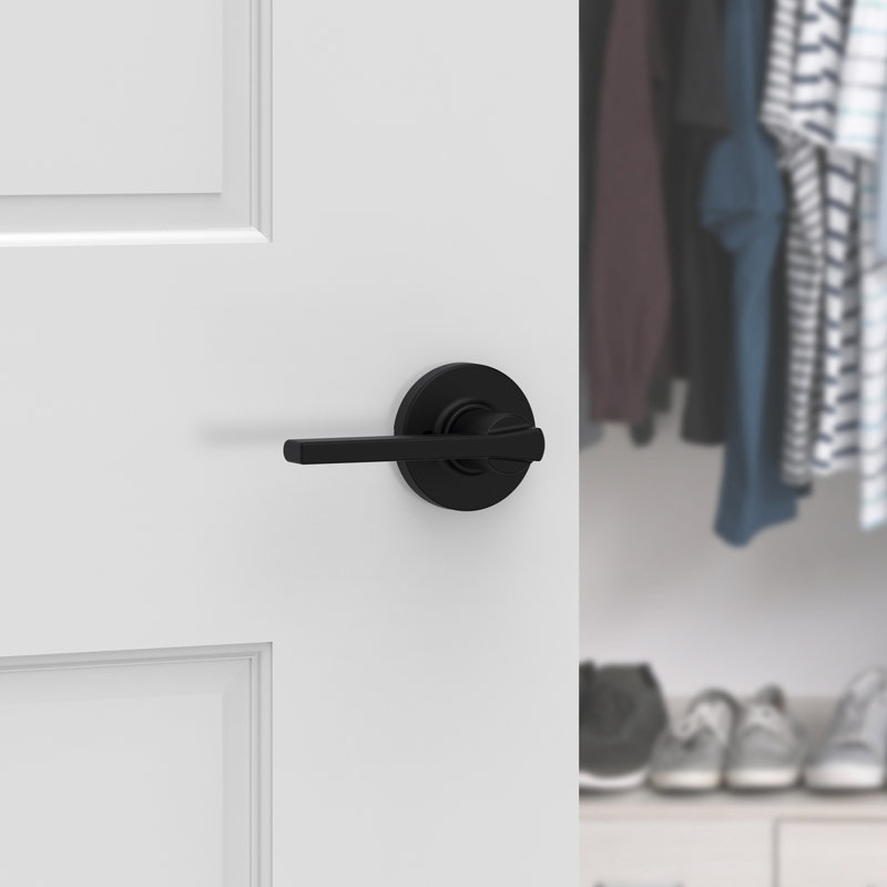 Casey Round Half-Dummy Lever, Matte Black