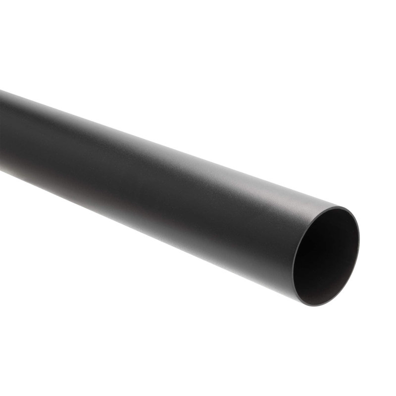 Rampe noire matte de 2 po Outwater, longueur 4 pi, paquet de 2
