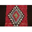 Tapis brun en laine noué à la main de conception unique 8 pi 11 po x 12 pi 8 po marocain