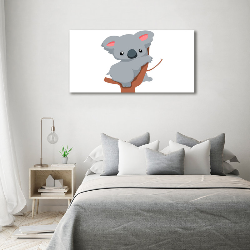 Koala On The Tree - Wrapped Canvas Print