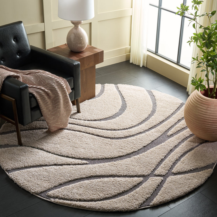 Tapis crème / gris Ashal