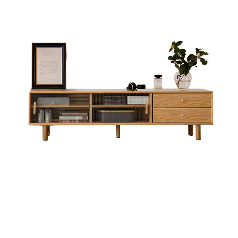 Meuble télé moderne et simple en chêne