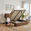 Upholstered Lift Up Storage Bed-568780779-568780795