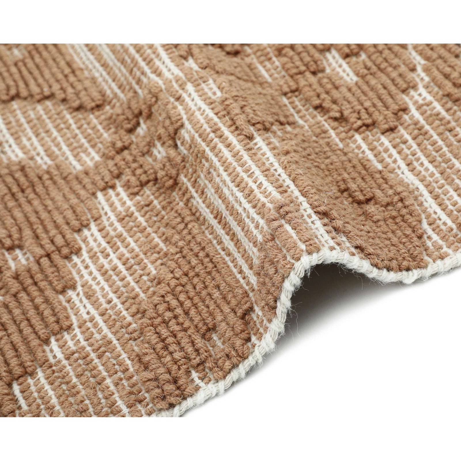 Hand-Loomed Geometric Wool Rug, Runner 2'6" x 8'
